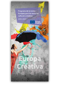 folleto Europa Creativa