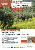 Cartel cubiertas vegetales