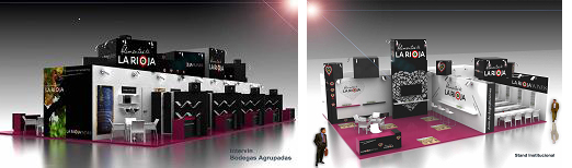 Maqueta del estand de La Rioja en Alimentaria 2014