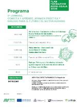 Cartel jornada futuro sector agrario