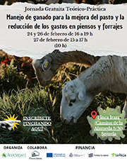 Cartel Jornada manejo de ganado