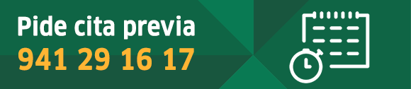 Pide cita previa en el telefono 941291617