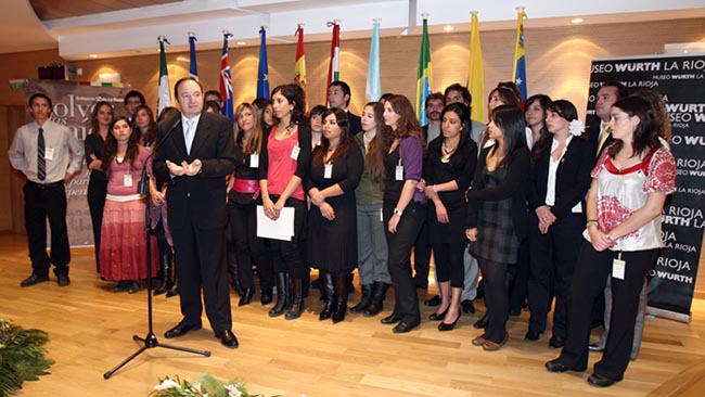 El Presidente despide a los jóvenes participantes de la Décima Edición del Programa Volver a las Raíces