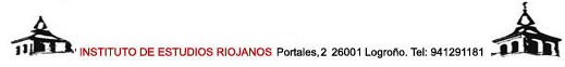 Instituto de Estudios Riojanos, Portales, 2 26001 Logroño