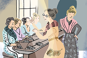 Elena y la fábrica de tabacos