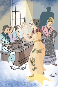 Elena y la fábrica de tabacos