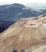 escombrera antes de la restauración