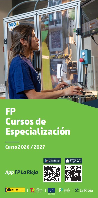 Oferta formativa Cursos de Especialización 2026/2027