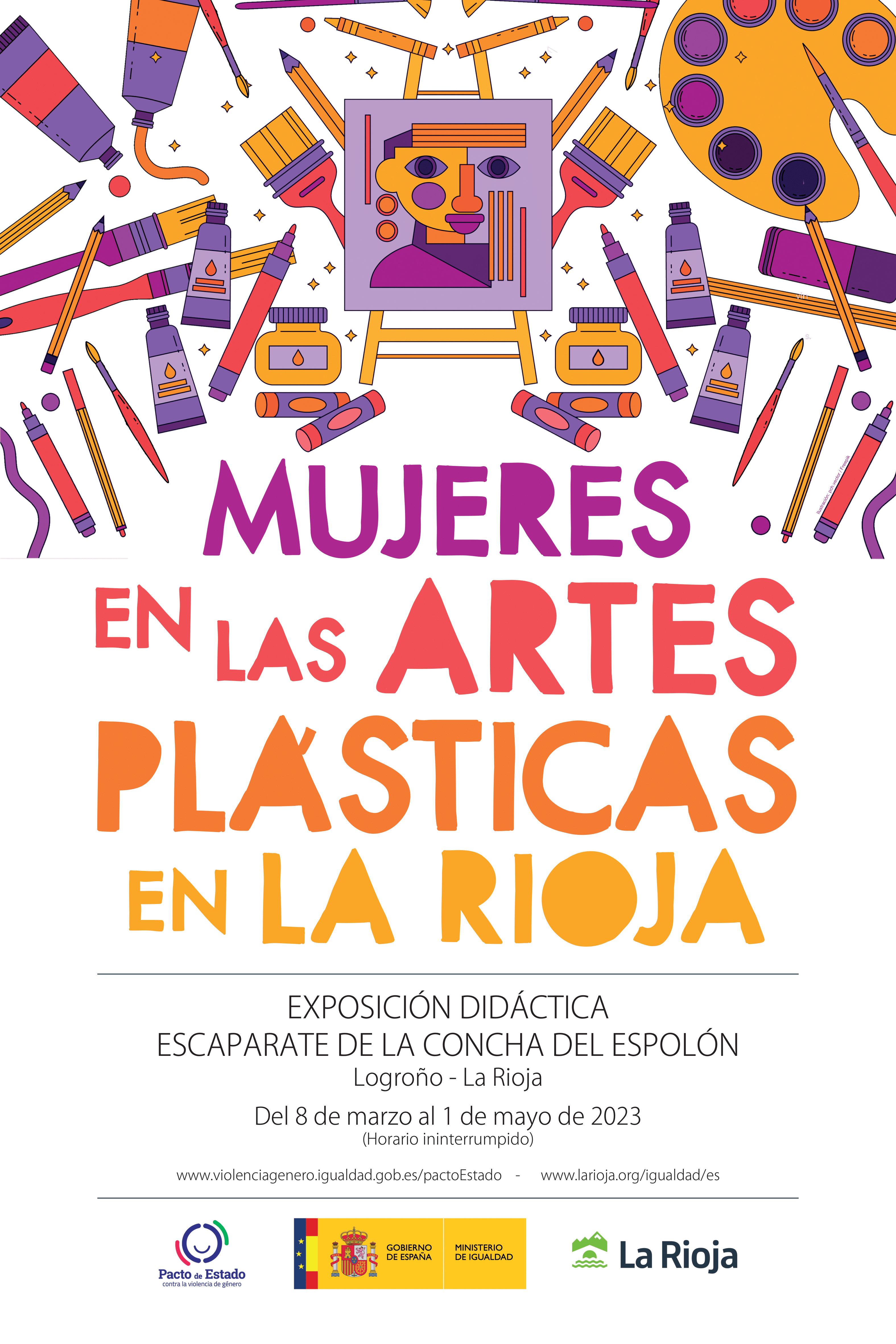 CartelExpoMujeresArtesPlasticas