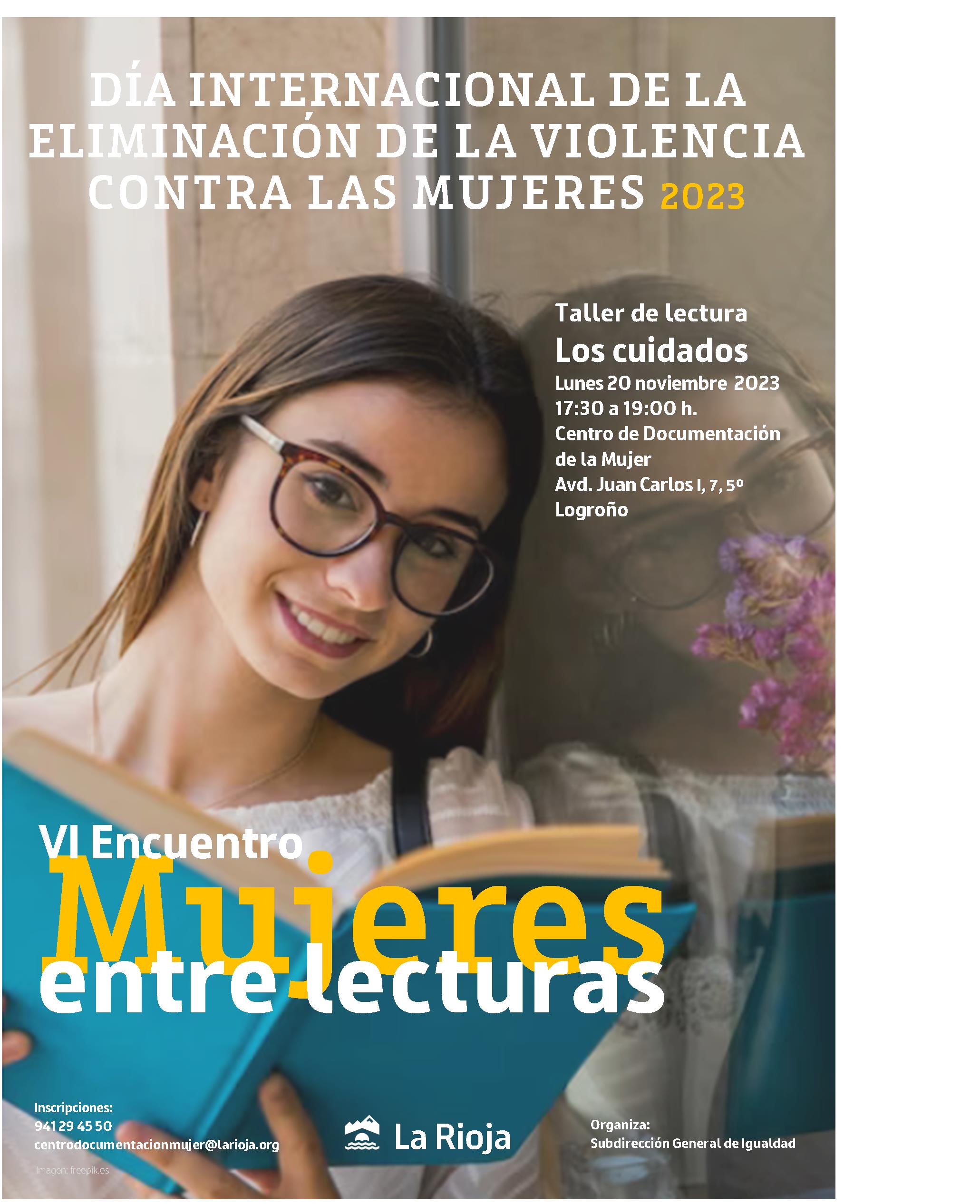 cartel mujeres entre lecturas 2023