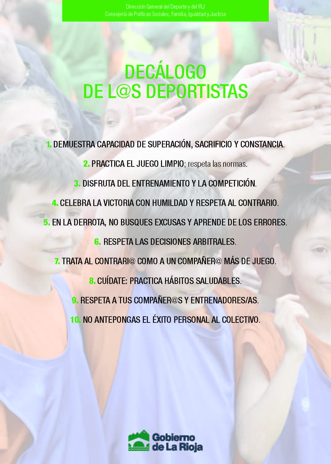 Decálogos Deportista