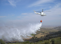 helicóptero incendios forestales