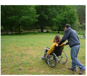 Discapacitado en Sierra Cebollera