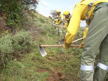 retenes de incendios forestales de La Rioja