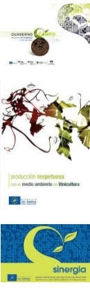 Portadas de las publicaciones sobre el Life Sinergia