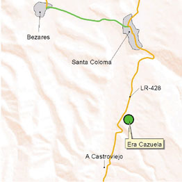 Mapa de localización de área recreativa. Este enlace se abrirá en una ventana nueva