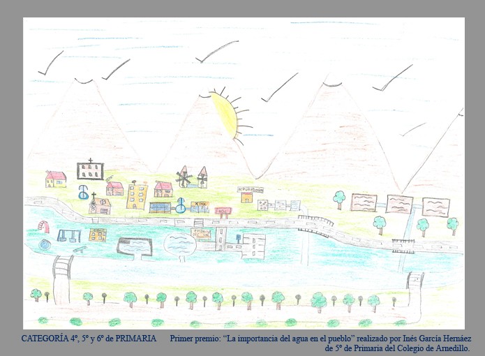 Primer premio primaria concurso de dibujo