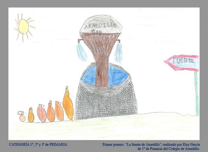 Primer premio concurso de dibujo en primaria