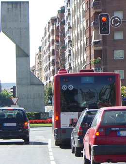tráfico en la ciudad