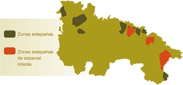 Mapa esteparias de La Rioja