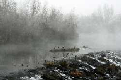 Río Ebro desde central hidroeléctrica