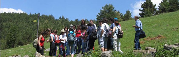 Escolares en Sierra de Cebollera