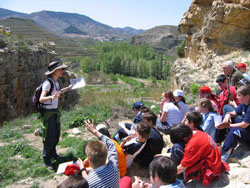 Escolares en actividad del programa Centros Educativos Sostenibles