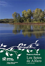 Portada del folleto de la Reserva Natural de los Sotos de Alfaro