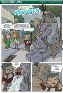 portada cómic acuática