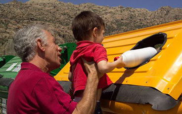 contenedor cedida por Ecoembes