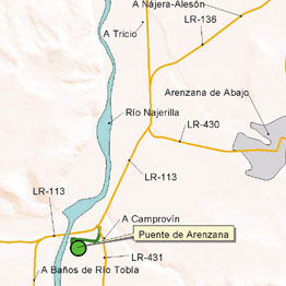 Mapa de localización de área recreativa. Este enlace se abrirá en una ventana nueva