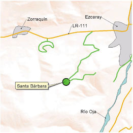Mapa de localización de área recreativa. Este enlace se abrirá en una ventana nueva