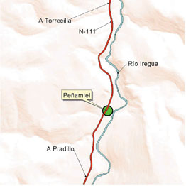 Mapa de localización de área recreativa. Este enlace se abrirá en una ventana nueva