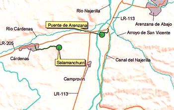Mapa de localización de área recreativa. Este enlace se abrirá en una ventana nueva