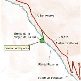 Mapa de localización de área recreativa. Este enlace se abrirá en una ventana nueva