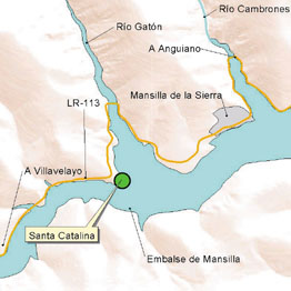 Mapa de localización de área recreativa. Este enlace se abrirá en una ventana nueva