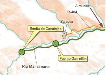 Mapa de localización de área recreativa. Este enlace se abrirá en una ventana nueva