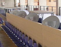 Acceso prensa Palacio de los Deportes La Rioja