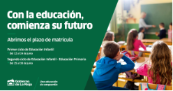 Con la educación comienza su futuro. Infantil y primaria.