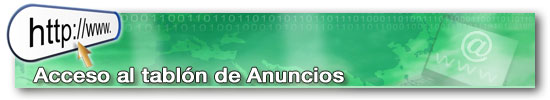 Acceso al Tablón de Anuncios