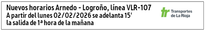 Nuevos horarios VLR-107 a partir del 02-02-2026