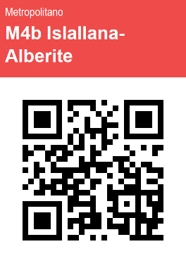 Código QR Línea M4b Islallana-Alberite